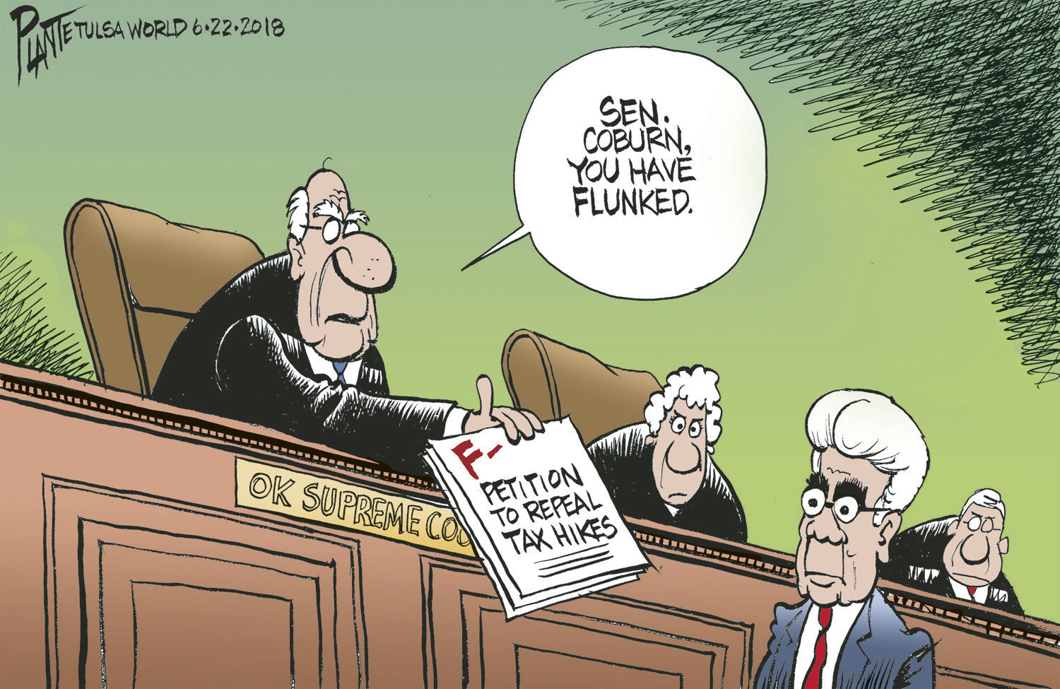 Bruce Plante Cartoon: Petition writing 101